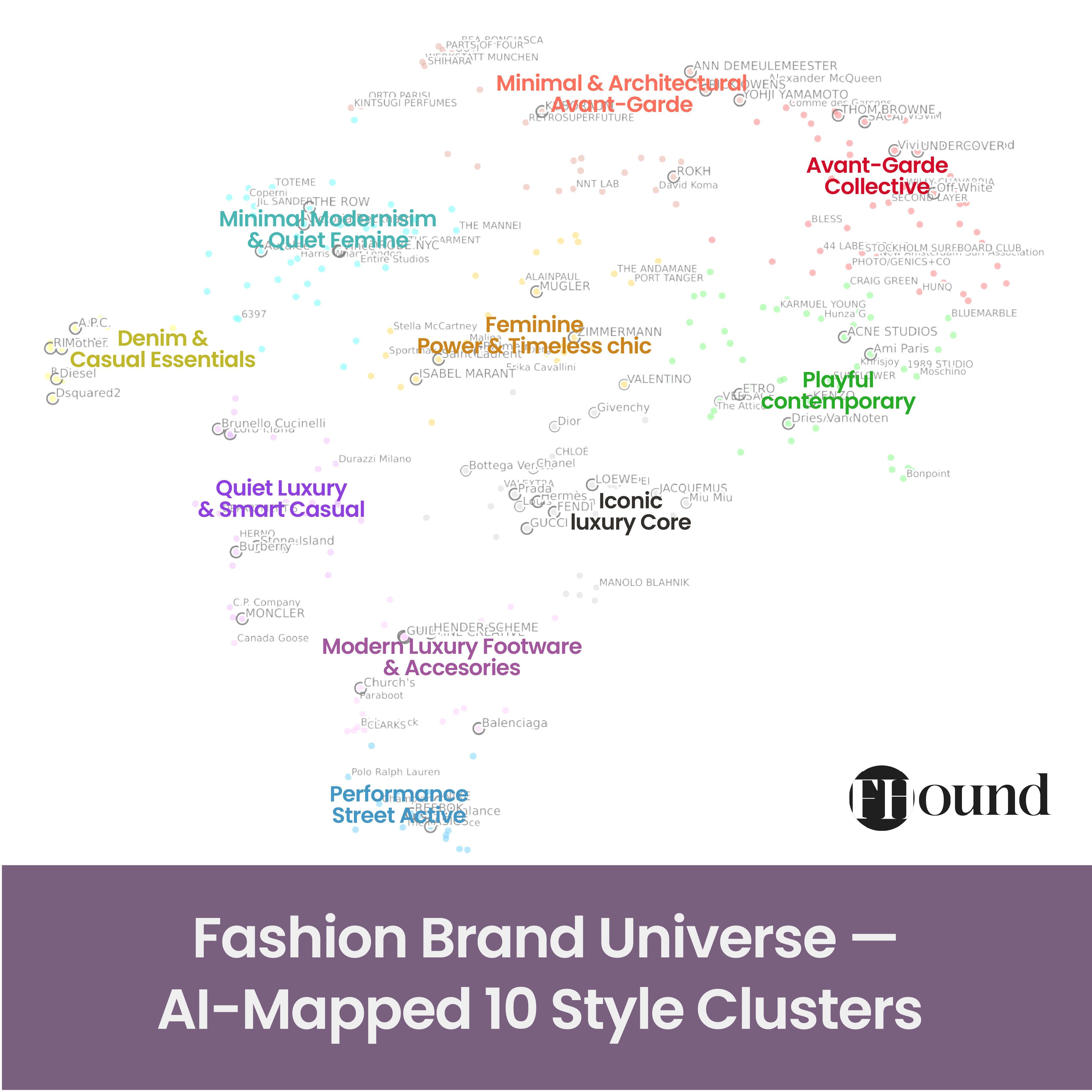 Fashion Brand Universe — Clusters of Design DNA